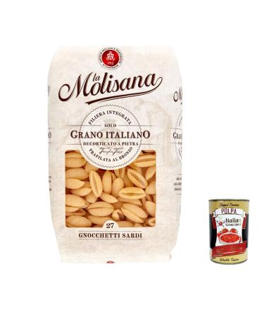 Italian Gourmet E.R. La Molisana Gnocchetti Sardi N. 27 Slow Pasta Processed Bronze Modelling Clay 500 g + Italian Gourmet Pulp 400 g