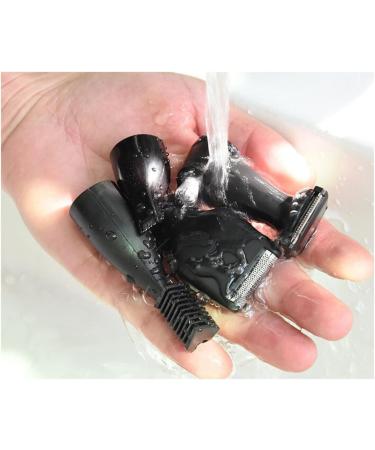 Rechargeable Nose Hair Trimmer for Men - Ear Beard & Eyebrow Hair Removal | Black - Buy Online on GoSupps.com