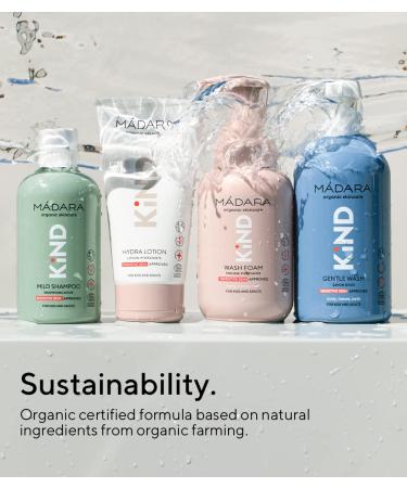 M dara Organic Mild Shampoo for Kids & Family | 250ml | Certified Organic & Gentle on Sensitive Skin - Buy Online on GoSupps.com