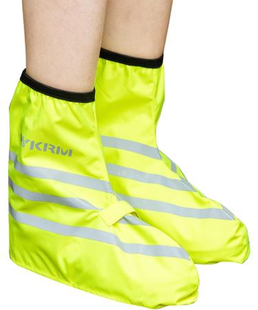 NAAPESI Waterproof Overshoes for Bikes - Unisex Reflective Rain Protection Gaiters - XL Yellow Rain Shoe Overcovers for Men & Women - Buy Online on GoSupps.com