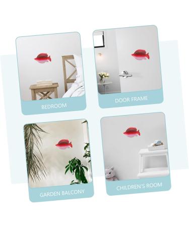 Abaodam Iron Fish Pendant Home Goods Home Decor Decoraciones Para Salas De Casa Creative Iron Fish 3d 30x17cm Red - Buy Online on GoSupps.com