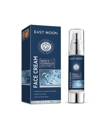 JOYVOIDX Daily Men's Face Cream with Hyaluronic Acid Hydrating Moisturizer to Help Improve The Look of Wrinkles and Dark Circles 1.7 fl oz