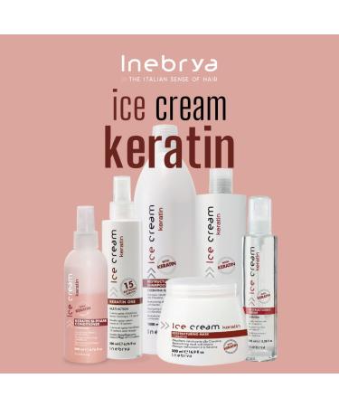 Inebrya Keratin Hair Mousse 8.5 oz | Restructuring & Extra Volume | Medium Fixing Mousse for All Hair Types - Buy Online on GoSupps.com