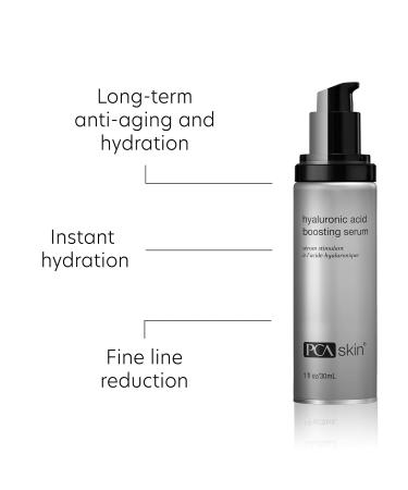 PCA SKIN Hyaluronic Acid Boosting Face Serum | Anti-Aging Hydration with Niacinamide & Ceramides | 24-Hour Moisturization | 1 oz Pump - Buy Internationally - Buy Online on GoSupps.com