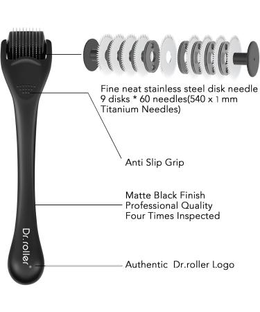 Dr.roller Beard Growth Kit Derma Roller 1mm and Beard Growth Oil 30ml Derma Roller for Hair Growth Microneedling Beard Roller Beard Oil Stimulate Beard and Hair Regrowth - Buy Online on GoSupps.com