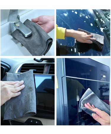 ecaqlin 15Piece Glass Wiping Rags Thickened Cleaning Cloth Reusable Efficient Clean Wipes Towel for Mirror Window Glass - Buy Online on GoSupps.com