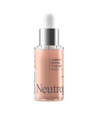 Neutrogena Healthy Skin Radiant Booster Primer & Serum - Peptide-Infused Skin Tone Evening Smooth Texture - 1.0 fl. oz | International Shipping Available - Buy Online on GoSupps.com