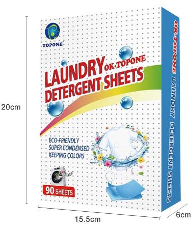 Laundry Tablets Eco-Friendly Ultra Concentrated Laundry Strips Nano Deep Decontamination Hand Care 180 Pieces - Buy Online on GoSupps.com