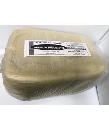 1Lb/ 16oz White/Ivory RAW Unrefined Pure Shea Butter Karite Natural Grade A+++Beauty Skincare Face Body Hair Scalp Non GMOGREENandORGANIC