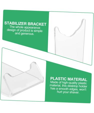 Skisuno 2-Piece Acrylic Razor Display Stand for Men | Electric Shaver Holder & Face Razor Rack - Buy Online on GoSupps.com