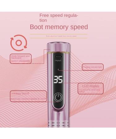 PRIZOM 35000RPM Electric Nail Drill Rechargeable Model Nail Polisher USB Nail Polisher Manicure Pedicure Tool Green - Buy Online on GoSupps.com