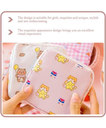 COHEALI Mini Purse 4Pcs Sanitary Napkin Storage Bag - Portable Menstrual Pad Holder for Teen Girls - Travel Toiletry Bag - Buy Online on GoSupps.com