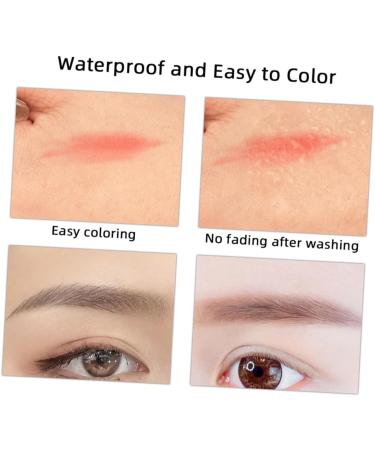 BELLIFFY 1 Set Eyebrow Pencil Eyebrow Pen Makeup Tools Positioning Pen Eyebrow Line Pen Red Wood 1 count (Pack of 1) Red - Buy Online on GoSupps.com