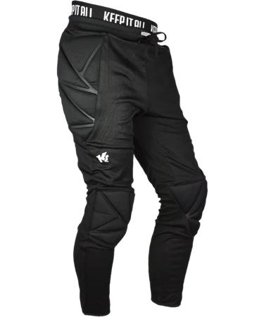 Buy Keepersport Padded Professional Goalkeeper Pants for Adults & Kids | Training & Play Gear | Size 128-XXL - Black - Buy Online on GoSupps.com