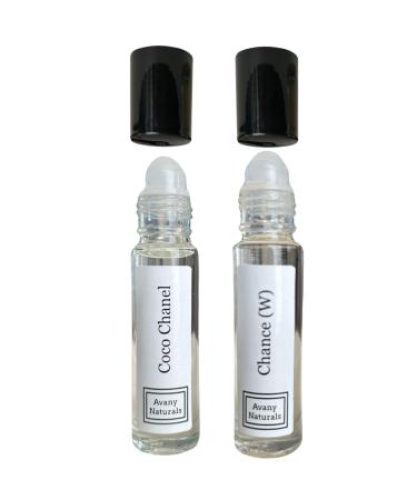 Perfumed Body Oil Samples - Mini Perfumes Women Rollerball Fragrance Oil Small Perfume for Woman Travel Size Cologne 2 pc (Bold Duo)