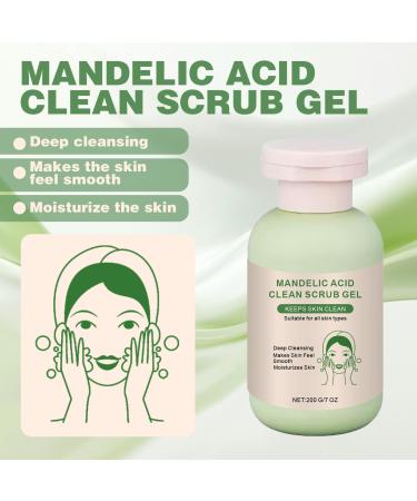 Gentle Clean Scrub Gel for Face & Body Daily Cleansing Gel with Soft Rolling Texture Helps Remove Surface Residue Leaves Skin Smooth and Fresh Suitable for All Skin Types 200g - Buy Online on GoSupps.com