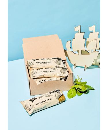 KoRo - Organic Spinach-Pineapple Vegetable Bar 20 x 45 g