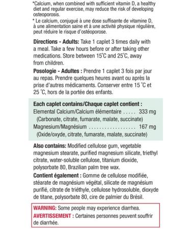 Jamieson Calcium Magnesium 200 Count (Pack of 1) - Buy Online on GoSupps.com