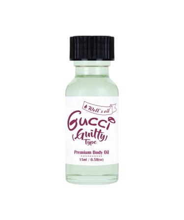 Well's Oil Perfume Oil - Inspired by G. Guilty | Ambery & Floral notes | Long-Lasting | Paraben-Free (0.5 Fl Oz / 15 ml) Gucci Guilty