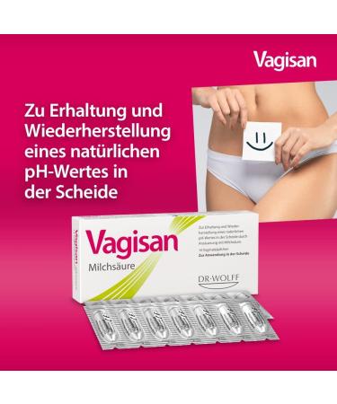 Vagisan Lactic Acid Suppositories - 2 x 14 for Vaginal Flora Support & Infection Prevention | Intimate Care Solution - Buy Online on GoSupps.com