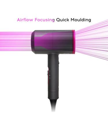 QISUO Unfolded Hair Dryer Airflow Focusing Quick Moulding Wind Adjustment Negative Ion Hair Care - Buy Online on GoSupps.com