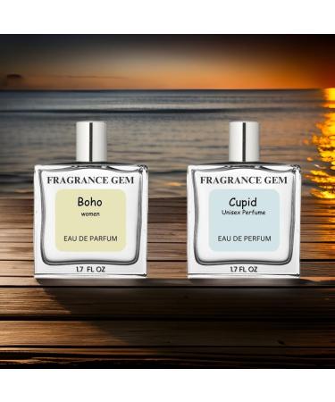 Fragrance Gem Boho Women EDP - Sweet Warm Woody Perfume And Cupid Unisex Perfume - Spicy Oriental Perfume with Oud Fragrance 50 ml