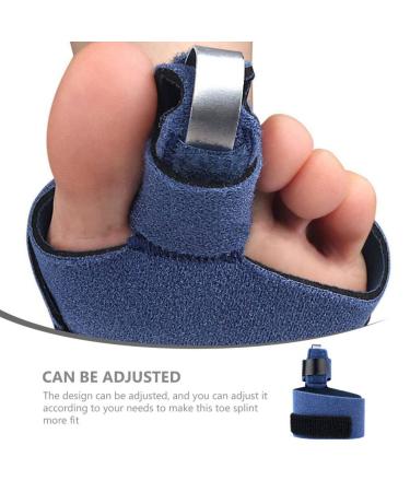 Healifty Toe Brace & Corrector for Hammer Toe, Broken Toe, Bunion - Blue | Toe Straightener & Spacer for Men and Women - Buy Online on GoSupps.com