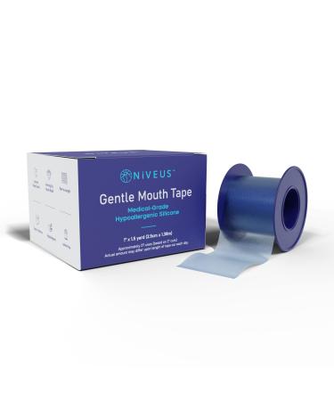 NIVEUS Gentle Mouth Tape - Dentist Developed Mouth Tape for Nose Breathing, FSA HSA Approved, Improved Nighttime Sleeping, Reduced Snoring  for Sensitive Skin