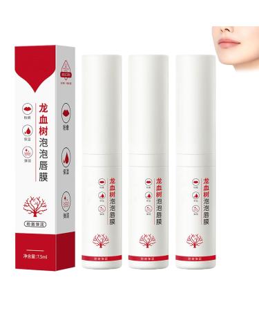 Dragon's Blood Lip Regeneration Bubble Mask, New Moisturizing and Plumping Lip Balm for Dry Lips, Dragon's Blood Lip Balm Moisturizing Lip Plumping Essence
