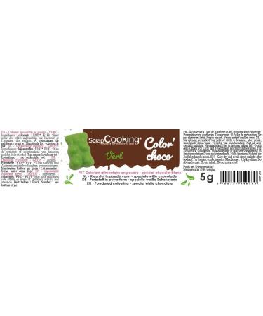 Color'choco Fat-Soluble Food Coloring 5 g - Green - Buy Online on GoSupps.com