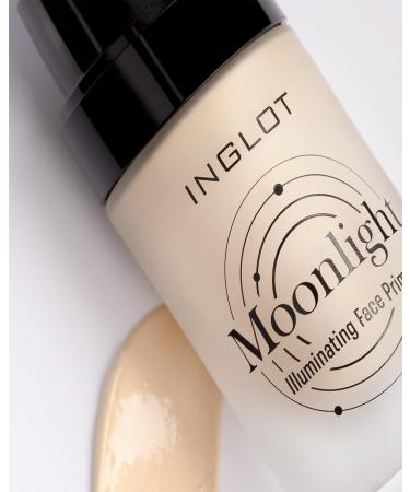 Inglot Moonlight Illuminating Make-Up Base Primer | Long-Lasting Moisturizing Foundation for Flawless Makeup Application - 21 Full Moon - Buy Online on GoSupps.com