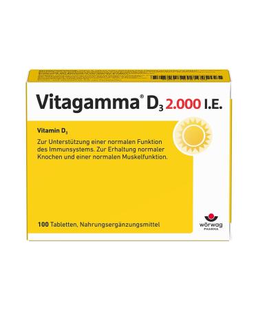 D3 2000 UI : l' nergie solaire pour votre sant contribue au fonctionnement normal du syst me immunitaire 100 comprim s 100 St ck (1er Pack)