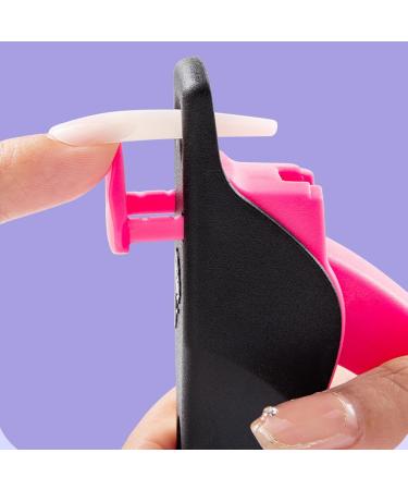 Professional CapsulesCutter False Special Type U Word Tips Cut Trimmer Adjustable Manicure Tools Black and White - Buy Online on GoSupps.com