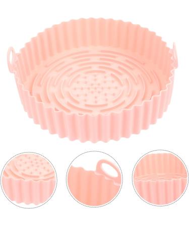 LABRIMP Silicone Baking Mat Silicone Baking Pan Reusable Air Fryers Multipurpose Baking Pan Grill Pan Liner Pink 20X20X5CM - Buy Online on GoSupps.com