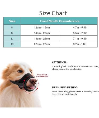 Adjustable Black Dog Muzzle with Velcro Fastener - Safe for Biting Barking & Chewing - Breathable Mesh - Size S - Buy Online on GoSupps.com
