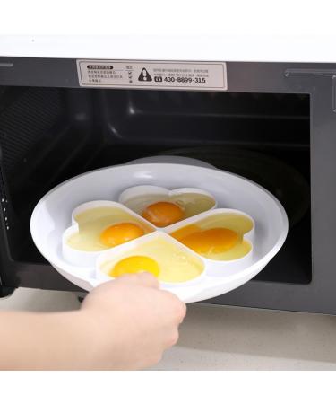 Zerodeko Oven Egg Baking Tray 1pc Egg Heart Kitchen Tool Home Bakeware Oven White For Cavity Cookware Steaming Supply Cooker - Buy Online on GoSupps.com