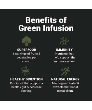 Wilderness Athlete Green Infusion Superfood Power Greens Powder with Wheatgrass, Astragalus Root, Green Tea Extract & Chlorella - 30 Servings (Chocolate Mint) - Buy Online on GoSupps.com