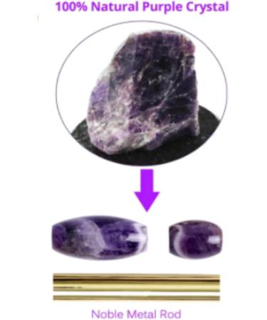 Natural Stone Rollers | Amethyst Gua Sha & Pink Quartz Face Roller | Best International Shipping - Buy Online on GoSupps.com