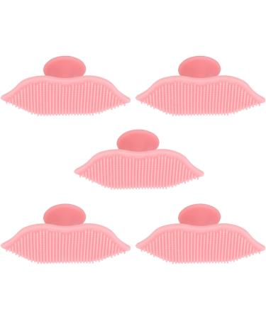 Silicone Exfoliating Lip Brushes with Sucking Cup Bendable Soft Lip Scrubbers Lip Cleaning Scrub Brush Tool - Buy Online on GoSupps.com