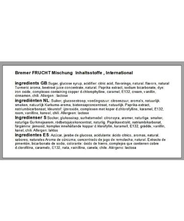 100 gr Bremer Frucht candy mix - Buy Online on GoSupps.com