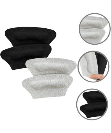 Didiseaon 2 Pairs Leather Heel Stickers & Gel Insoles for Women | Dressy Heel Pads | Double Sided Tape | Widen Half Size Pads - Assorted Colors 12x5.7cm - Buy Online on GoSupps.com