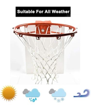 KSh-tt Heavy Duty Basketball Net Replacement-Professional Basketball Net in All Weather for Indoor and Outdoor-Anti Whip Thick Nets Fit Standard 12-Loop Hoop Rims 2021 Basketball net - Buy Online on GoSupps.com