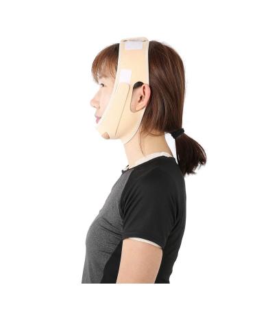 QKISS V facial association Face Lose mask V Face masks face lift belt belt for neck and chin lifting breathable anti -double chin facial bandage (2#)