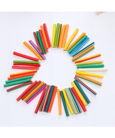 Pack Of 50 Cute Nail Art Canes Sticks Manicure Canes 3D Fruit Pattern Slices Perfect For Diy Crafts Cellphone Decoration Nail Art Decoration(Fruit) - Buy Online on GoSupps.com