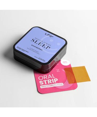 LP5* Sleep Rescue Strips Raspberry Flavor | 1 mg Melatonin Valerian Root Lavender Chamomile and Hibiscus Extract Rapid Absorbtion - Fast Acting - Pack of 30 Strips - Buy Online on GoSupps.com
