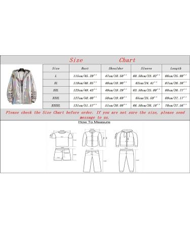 Duohropke Men's Metallic Nightclub Jacket - Slim Fit Zipper Varsity Baseball Bomber - Shiny Blue Dance Disco Jacket - Buy Online on GoSupps.com