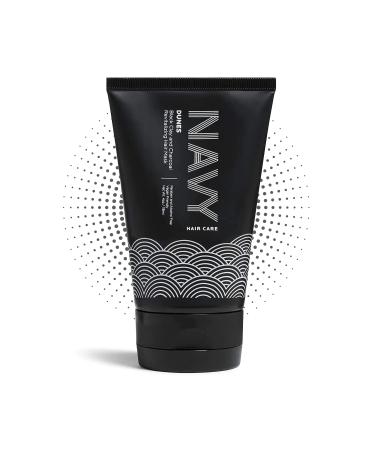Navy Hair Care Hydrating Hair Mask - 4 Fl oz | Clay Hair Mask for Dry Damaged Hair | Hair Growth & Repair Mask | Paraben Free & Vegan Friendly | Dunes - Black Clay and Charcoal Revitalizing Mask - Buy Online on GoSupps.com