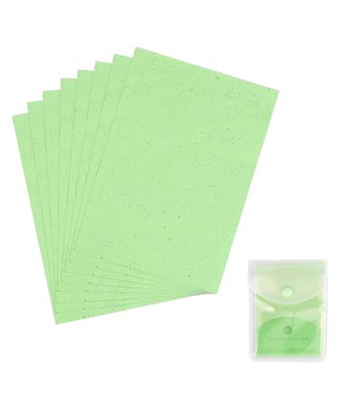 Rumyve Oil Blotting Paper Oil Control Mask Natural Bamboo Oil Blotting Sheet 160 Oil Blotting Paper Facial Skin Care and Makeup (Green Tea)