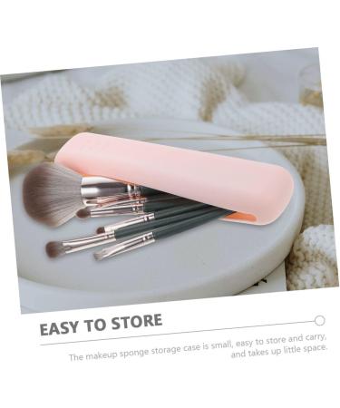 Gogogmee 1set Powder Puff Storage Box Pink Egg Miss Supplies Pink 20X4.8CM - Buy Online on GoSupps.com