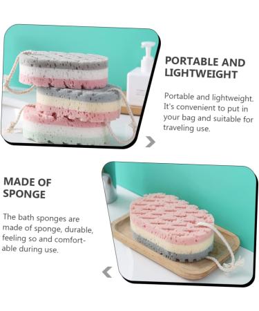 Beaupretty 12 pcs Bath Sponge Set - Premium Bathing Scrubber & Back Massager for Men Women and Kids - Soft Shower Loofah & Cleaning Mittens - Ideal Bath Accessories - Buy Online on GoSupps.com
